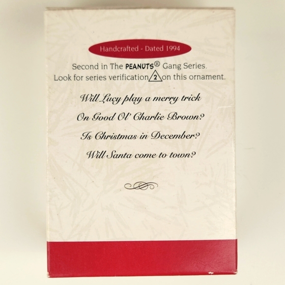 The Peanuts Gang Lucy & Football, 1994 Hallmark - Picture 8 of 13